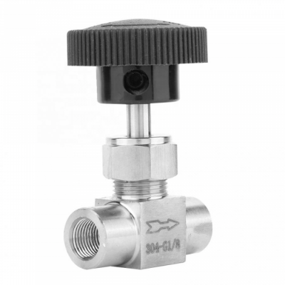 1/8'' 3/4''female Thread Ss 304 Stainless Steel Flow Control Shut Off Gas Needle Valve